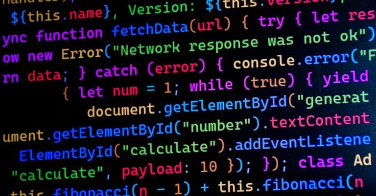 Pipeline RAG com embeddings vetoriais - código colorido em tela de monitor representando busca semântica