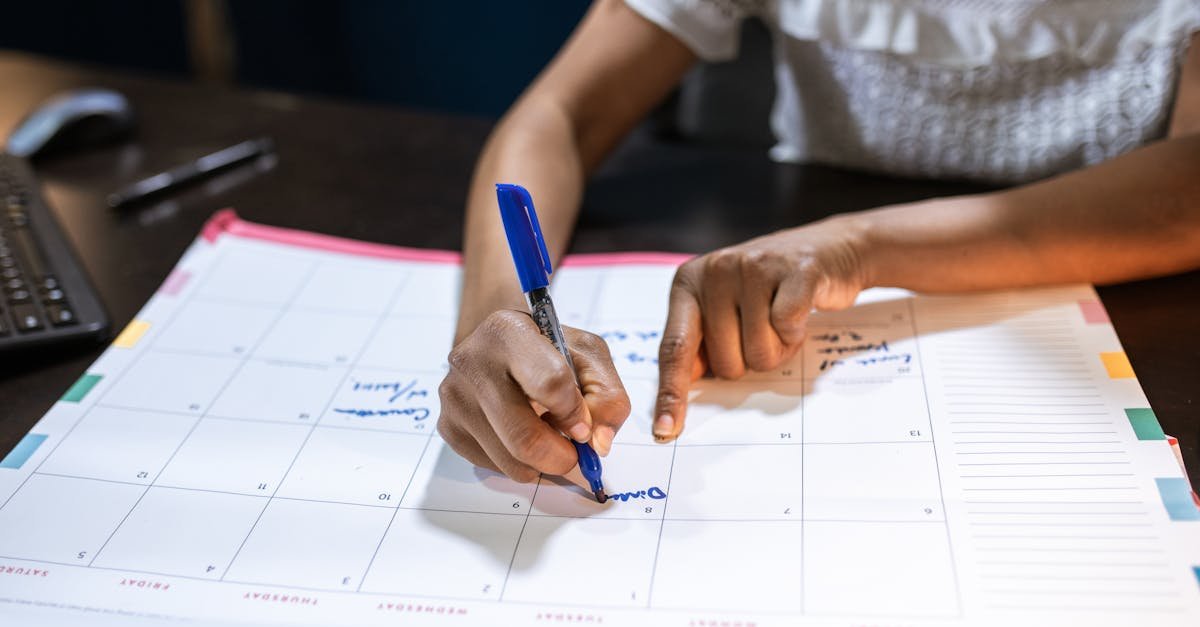 Planejamento semanal produtivo: organizando tarefas no calendário para máxima eficiência