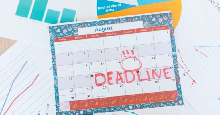 Calendário de produtividade com time blocking para organização de tarefas e aumento de eficiência