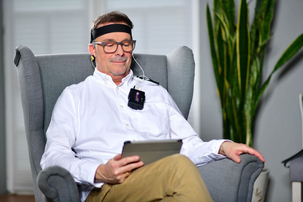 medidor de carga cognitiva EEG biofeedback concentração mental