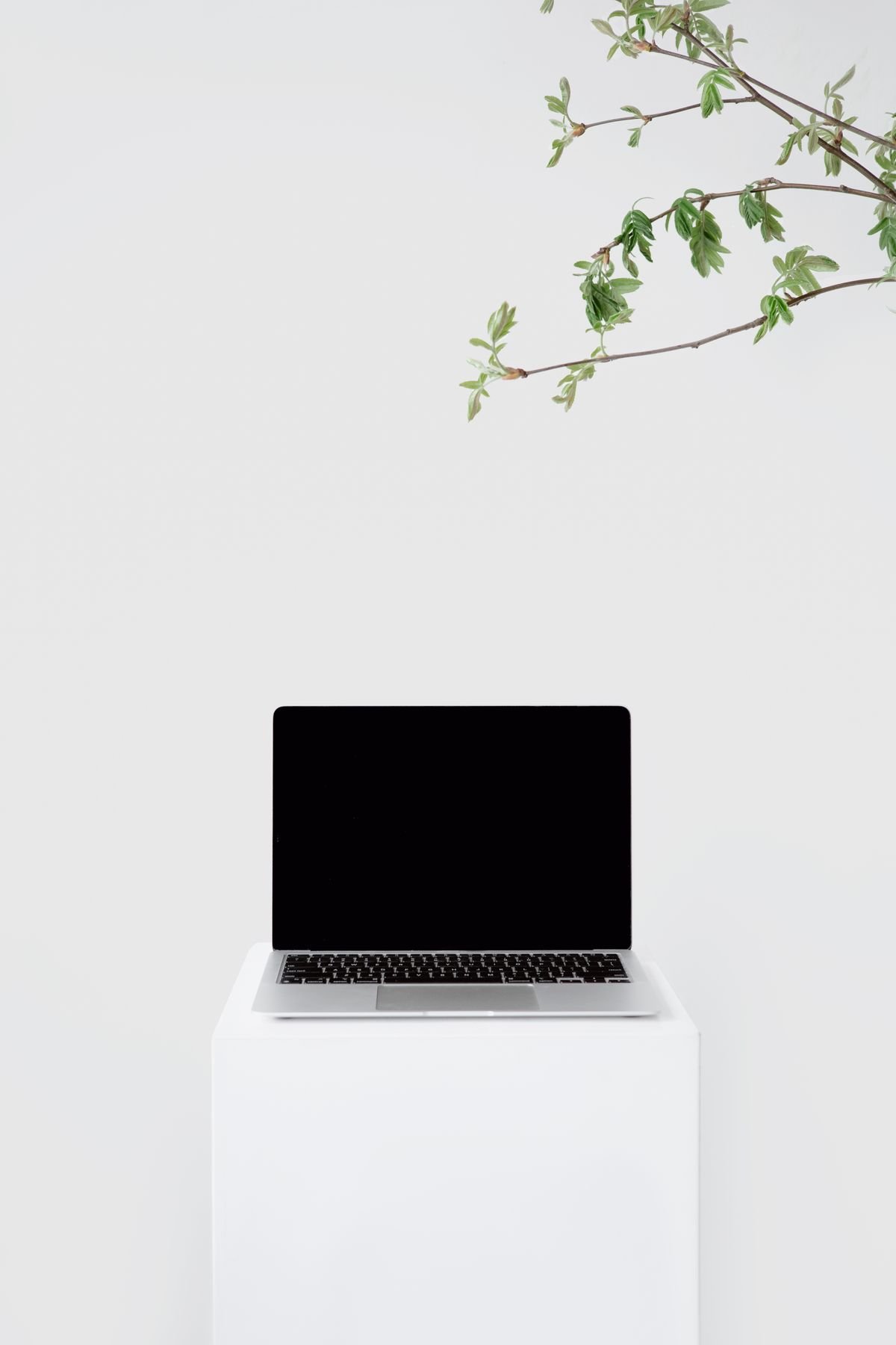 Notebook em ambiente de trabalho minimalista rodando IA offline